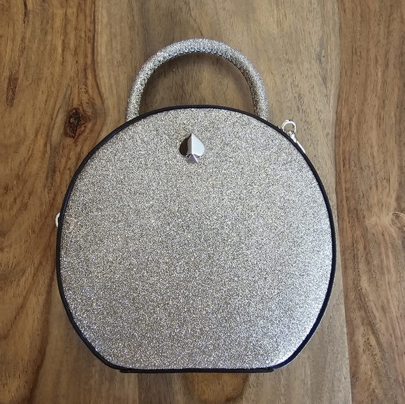 * FIRM PRICE* Kate Spade Gold Glitter purse - Picture 1 of 4